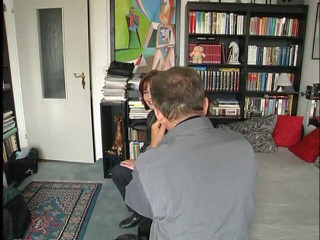 Lucky Cooch: Redhead german milf at the interview