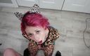 Annie Cunnings: Deepthroating and Earning My Throatpie in Leopard Print