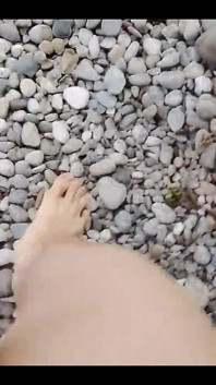 My First Time Naked on This Naturist Beach in France, so I Feel Like a Shy Boy, Because Men Look at Me, They Approach Me