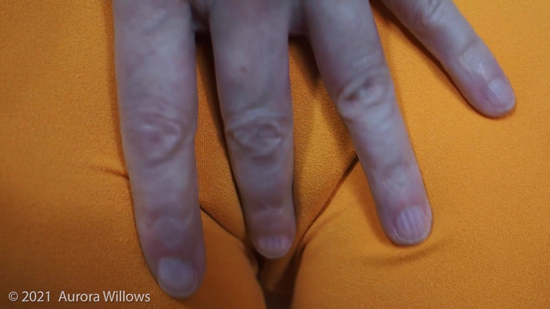 Aurora Willows: Cameltoe strumpbyxor