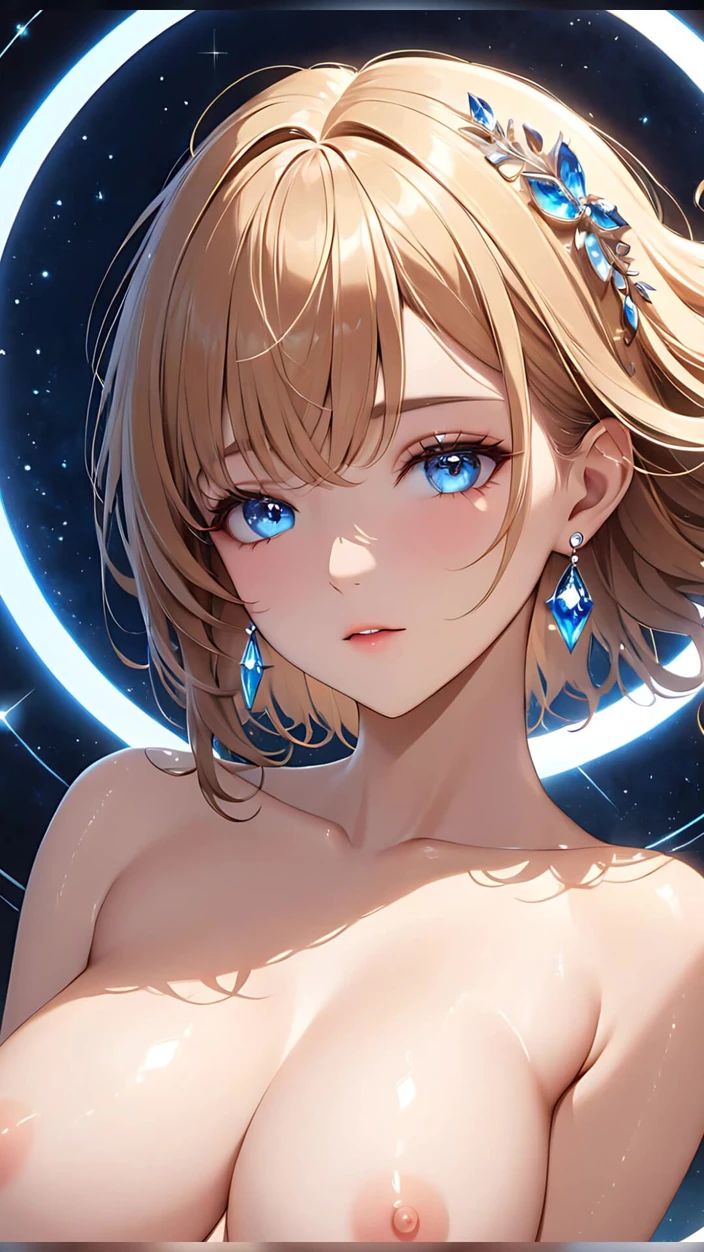 LustRender: Dreamlight Gaze: a Beautiful Young Woman with Luminous Eyes