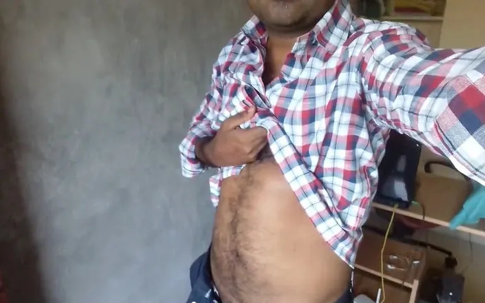 Mayanmandev: Mayanmandev Nude Strip in Checked Shirt