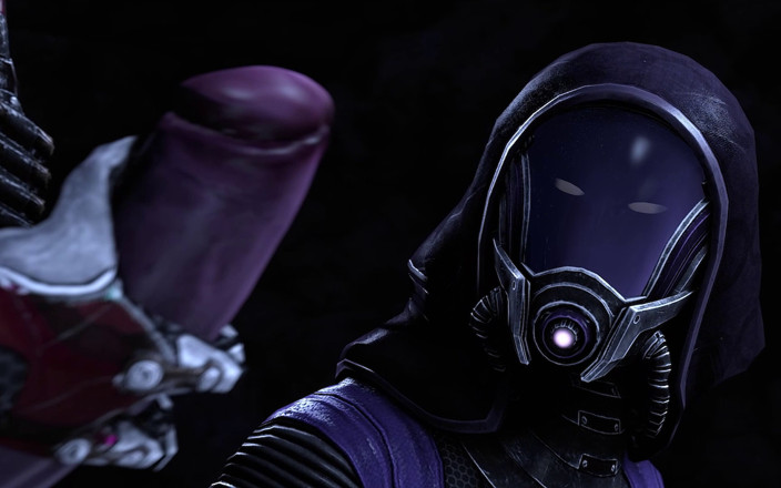 Futanari 3D: Space Girls Ava &amp; Tali - Animasi Futa 3D Rule34