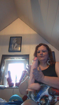Foot Massage with Dildo