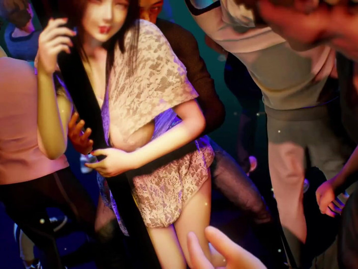 X Hentai: Pacarku yang lagi nafsu ngentot sama orang asing di bar -...