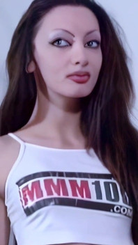 Angelina: Photo Shoot with Mmm100 T Shirt for Angelina