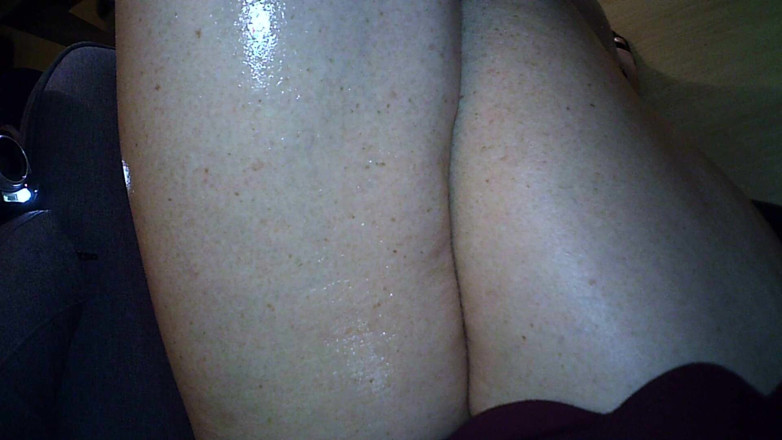 MisS Angel: Looking down on my lap.