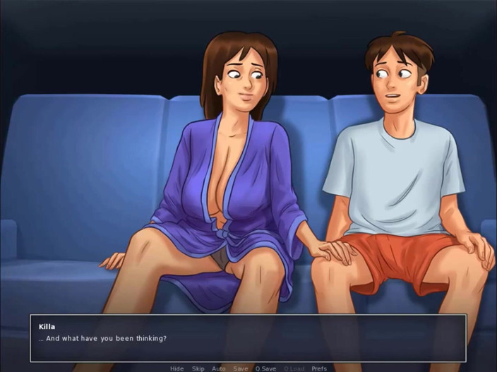 Cartoon Play: Yaz mevsimi efsanesi bölüm 98 - üvey anne oral seksten sonra onunla rahatlamayı...