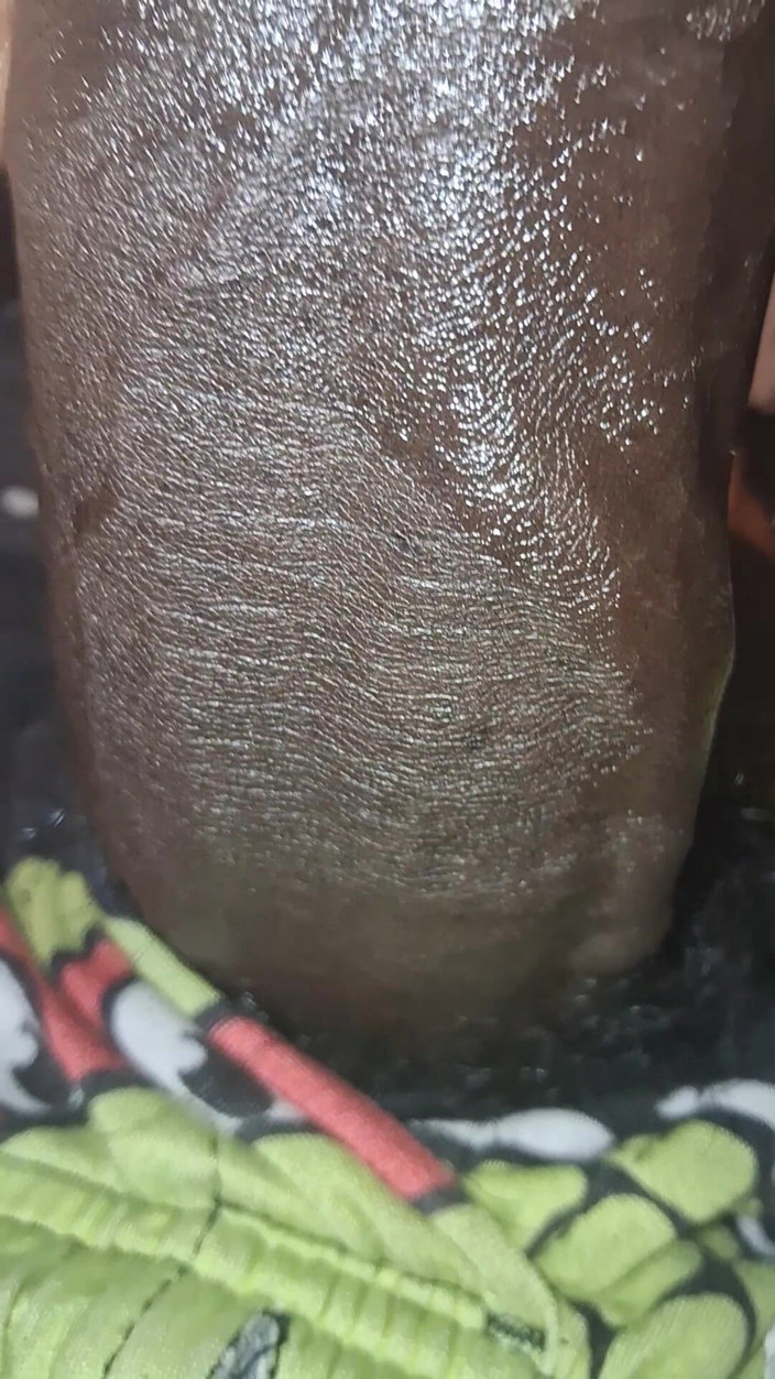 Chocolate Meat Stick: Масивний великий чорний член гладить
