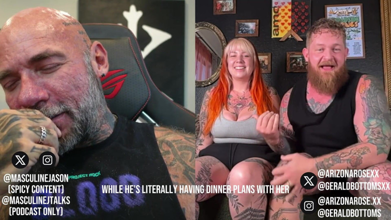 Raw and Uncensored with Masculine Jason: Porn Star Confessions - Arizona Rose und Gerald Bottoms (episode 207)