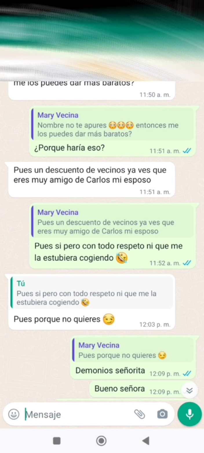 Mexicasero: Соседка латина Мэри очень возбуждается и прислала мне фотографии