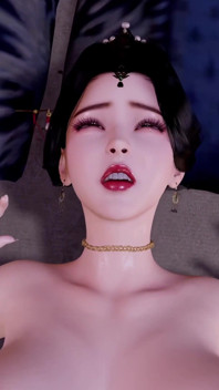 3D - matură sexy matură cu țâțe uriașe este futută de o pulă bătrână