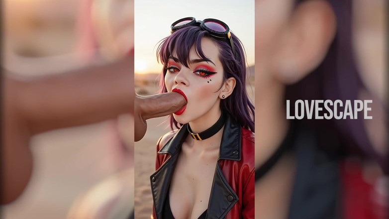 Lovescape: Pilote down &amp;deep : un sauvetage dans le désert finit en baise...
