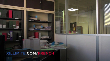 French girls at work: Anal sex at work with the intern
