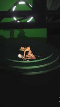 3d hot dickgirl fucks a horny blonde on the fashion model podium