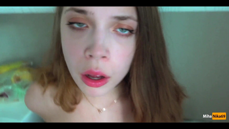 MichaelFrostPro: Young Housewife with Big Natural Tits Gets Cum in Mouth