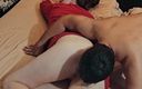 OGyaCouple: Ogya esce nuda in posa a letto sexy teen riccia...