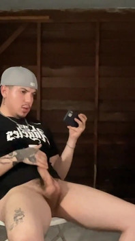 Fat Uncut Cock Big Dick Twunk Young Solo Jerk off Cumshot