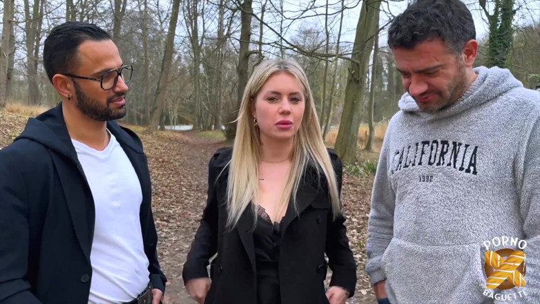 Porno Baguette: Georgia, Sexy Blonde, Gets Fucked by Two Cocks