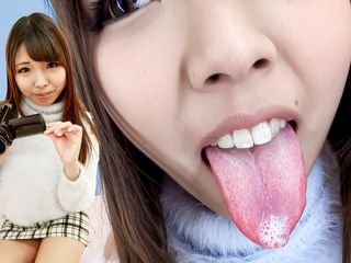 Japan Fetish Fusion: Mizutani intimní průzkum selfie úst