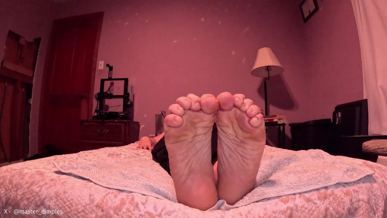 Mr Dimples: Goon до моїх масляних підошв - масляна стопа, інструкція з дрочки