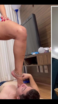 Tvrdé a sexy dávení nohou 2 úhly