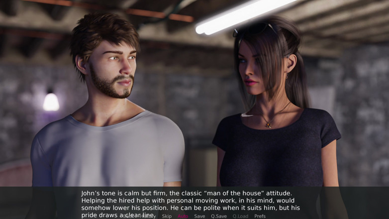 Porngame201: Being a Wife 14 Shopping with Her Husband, Filthy Wife Christine...