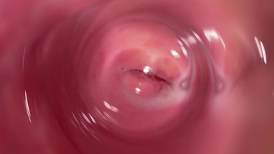 Mia Foster: Pepek terhangat membentang dan kamera dalaman dalam pepek berkrim Mia