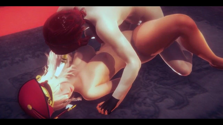 HentaiTubes: 겐신 임팩트 헨타이 - 양피 핸잡과 섹스 - 일본 아시아 만화 애니메이션 영화 게임 포르노