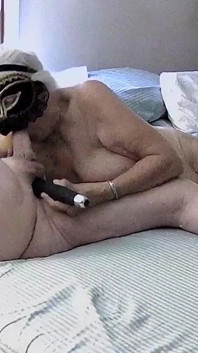 Stepaunty Ann Gives Long Blow Job and Gets Cum on Her Big Tits