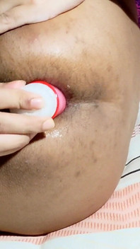 Homemade Ass Gaping with Toy