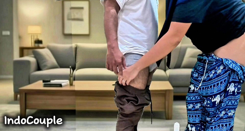 Indo Couple: Her Husband's Friend Comes Home to Play with Her in...