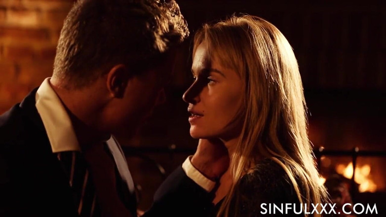 Sinfulxxx: Romantic fire place sex by SinfulXXX