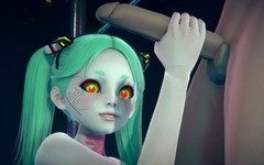 Wraith ward: Rebecca honění ve stoje: Cyberpunk Edgerunners hentai parodie
