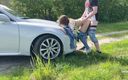 Dvabitch: Тинку трахнули на улице в любительском видео
