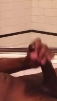 Honění mého velkého čůráka obrovský výstřik