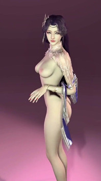 3D Cute Cosplay Stripper drażni Wielkiego Kutasa, aby pieprzyć jej cipkę