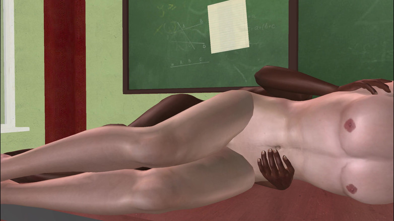 LustMen: Animerad 3D gayscen - nära och intim skedposition