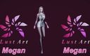 Lust art 3D: Megan Catwalk