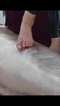 Mummified, Tickled and Trampled - Made Him Cum Under My Feet