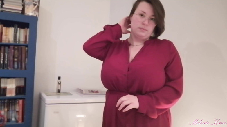 Melonie Kares: Huge oily boobs worship presentation