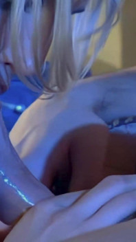 Blonde Stranger Tit Cumshot