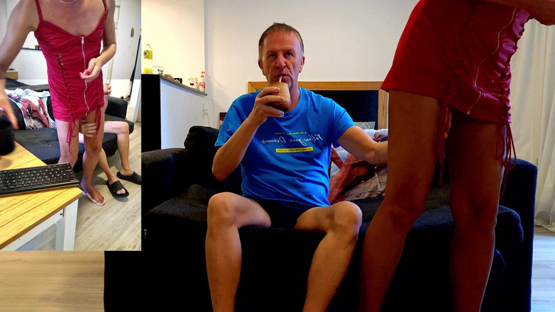 Gigi and David: Senaste live sexshow, Gigi och Dave, Shemale and Man Couple,...