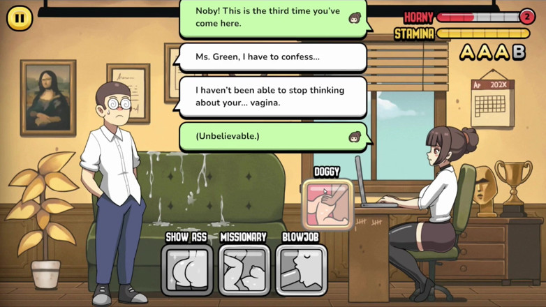 NSFWOtaku: Hentai-spiel - problematischer student - haft lvl 1