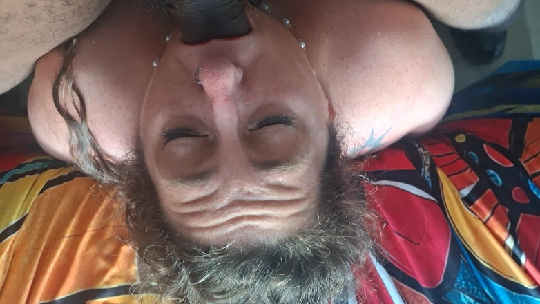 Kittenbritches: BBW Submissive Slut Roughly Face Fucked by BBC
