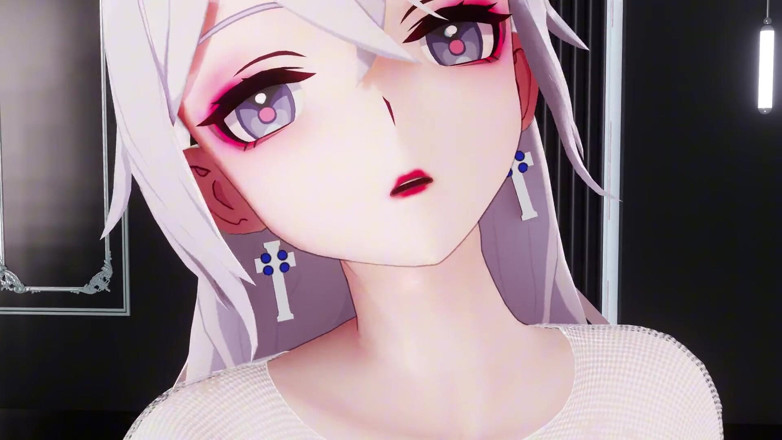 MikuMotion: [mmd] Tomboy Зламана цільна біла шовкова ажурна палітурка