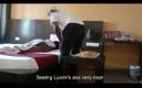 Luxmi Wife: Băiatul din cameră urmărește-mi curul și ejaculează în pantaloni