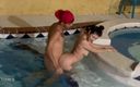 Foxxx: Vado con la mia sorellastra in una piscina privata e...