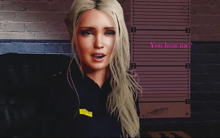The fox 3D: The Girl Officer and Male in the Cage 3D Hentai Porn...