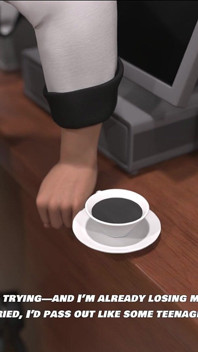 A Lonely Coffee Boy Fucked and Creampied the Hot MILF Boss